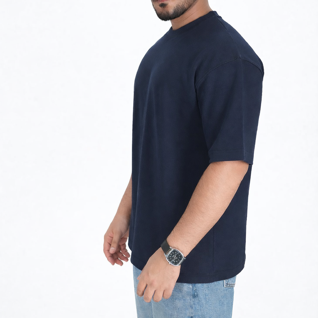 Ottoman Knit Textured T-Shirt