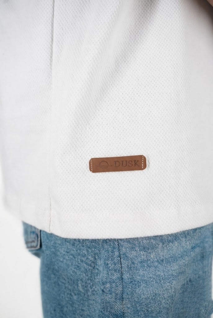Ottoman Knit Textured T-Shirt