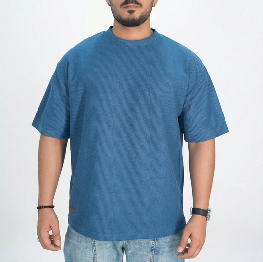 Ottoman Knit Textured T-Shirt