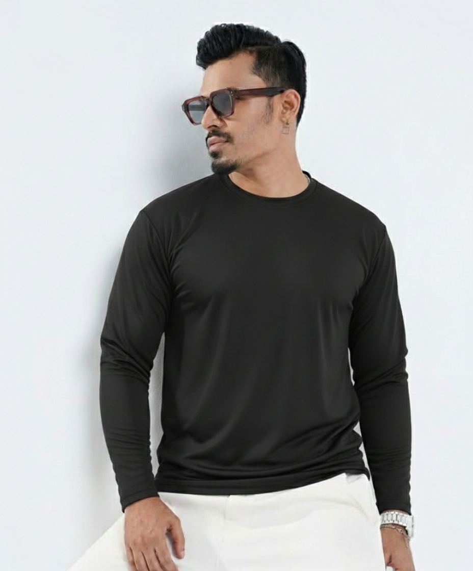 Dry Fit Black T-shirt