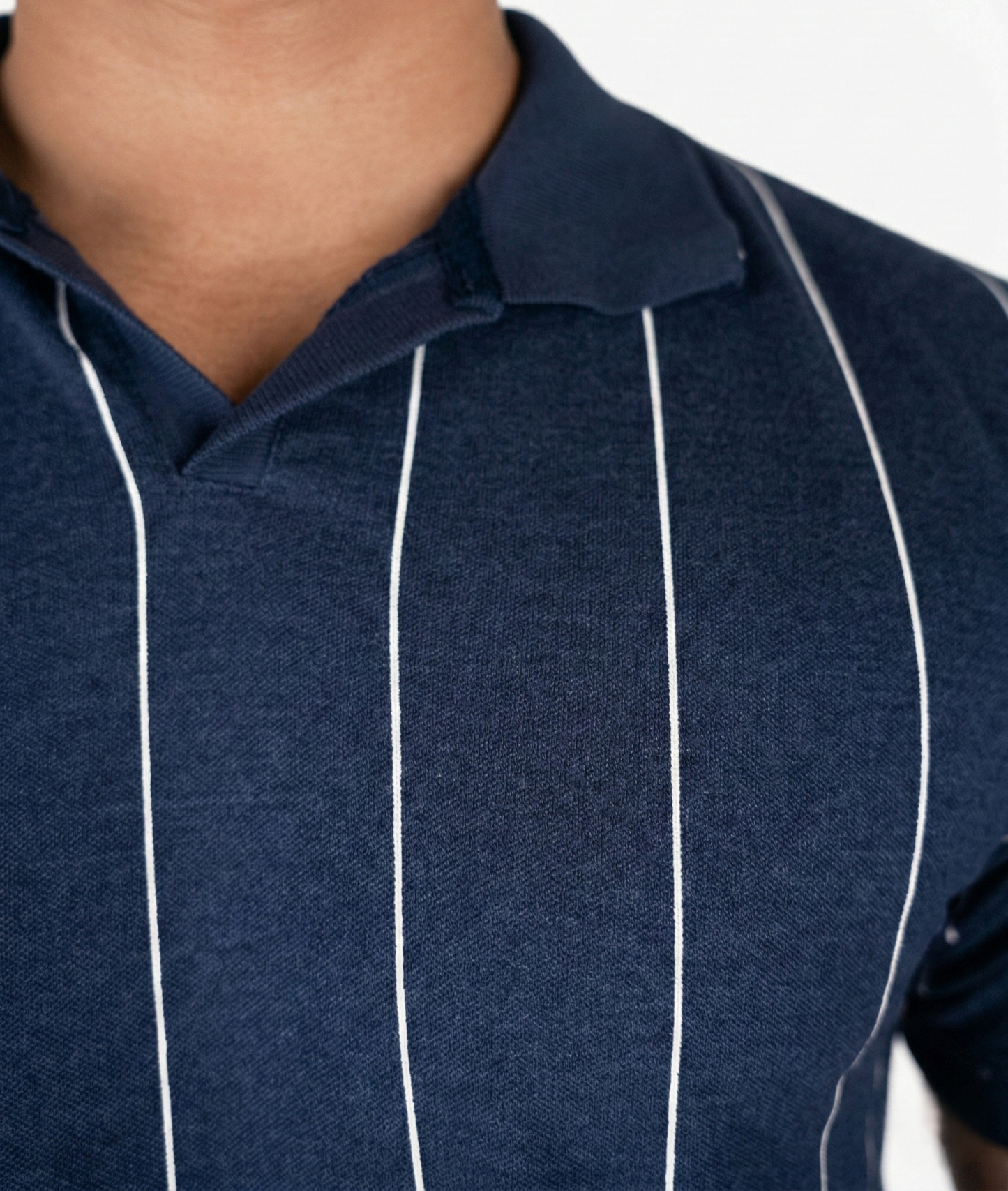 Striped Blue Polo Shirt