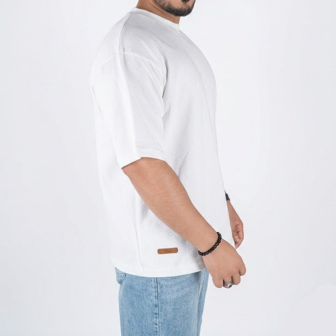 Ottoman Knit Textured T-Shirt
