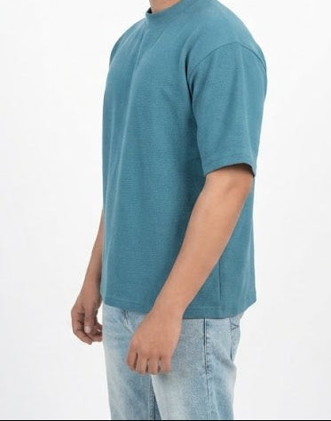 Ottoman Knit Textured T-Shirt