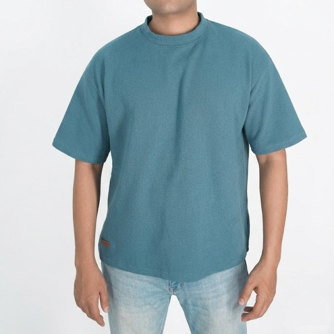 Ottoman Knit Textured T-Shirt