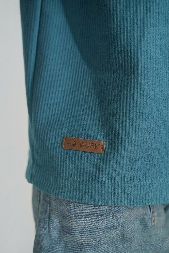 Ottoman Knit Textured T-Shirt