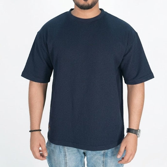 Ottoman Knit Textured T-Shirt
