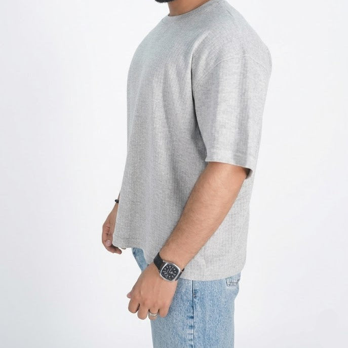 Ottoman Knit Textured T-Shirt