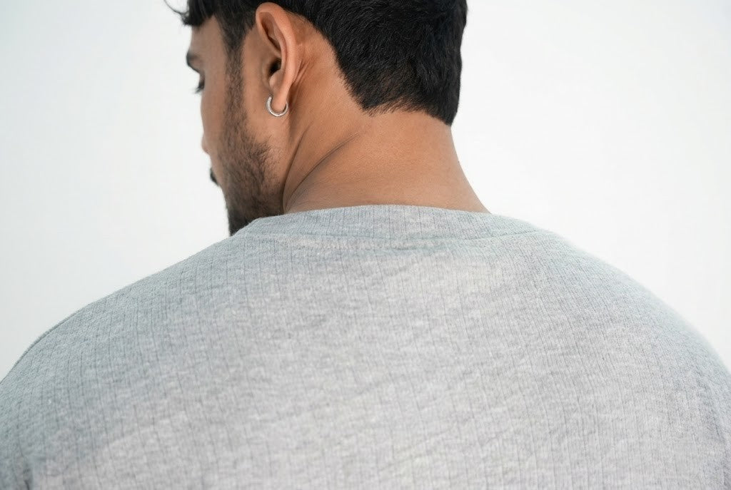 Ottoman Knit Textured T-Shirt