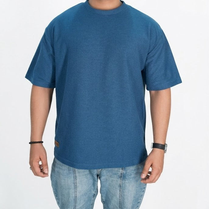 Ottoman Knit Textured T-Shirt