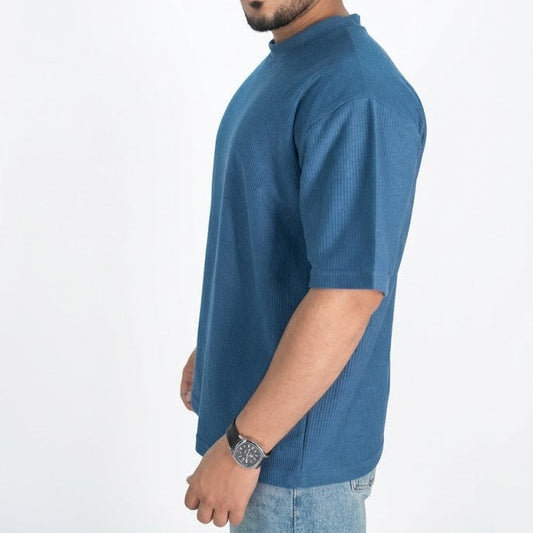 Ottoman Knit Textured T-Shirt