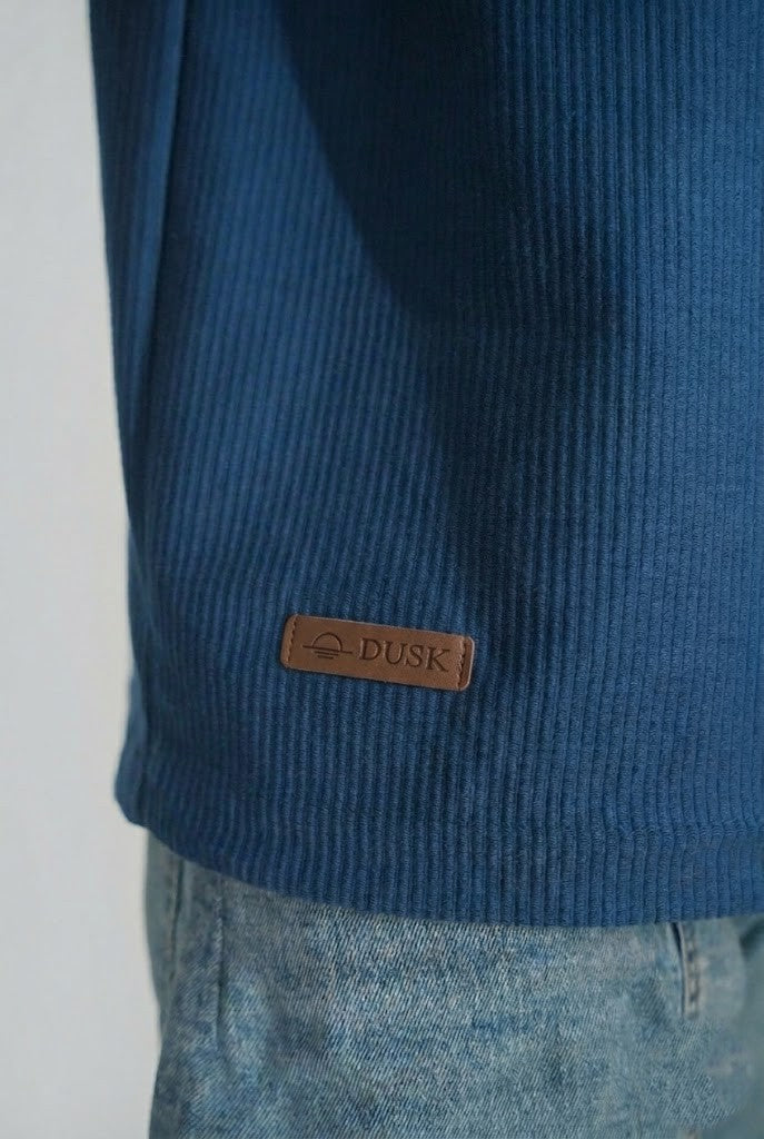 Ottoman Knit Textured T-Shirt